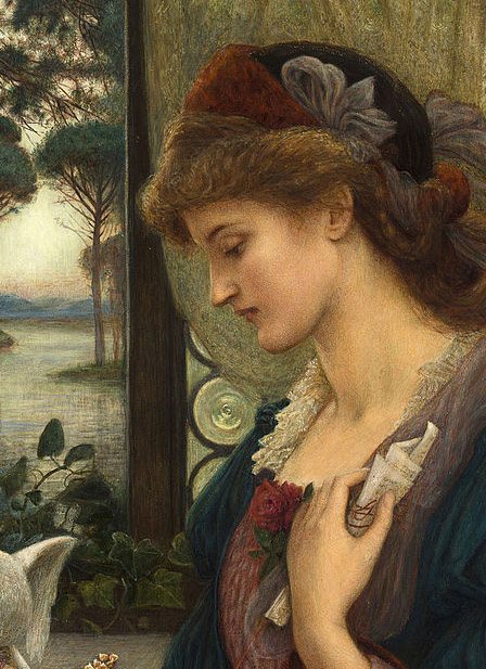 Love's Messenger, Marie Spartali Stillman